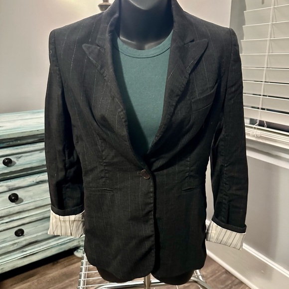 THEORY Pinstripe Blazer - Picture 2 of 8